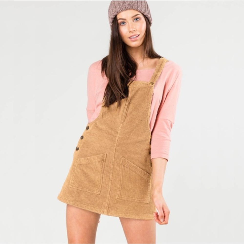 Rusty Camel Grammar Pinafore Corduroy Dress — Large‎